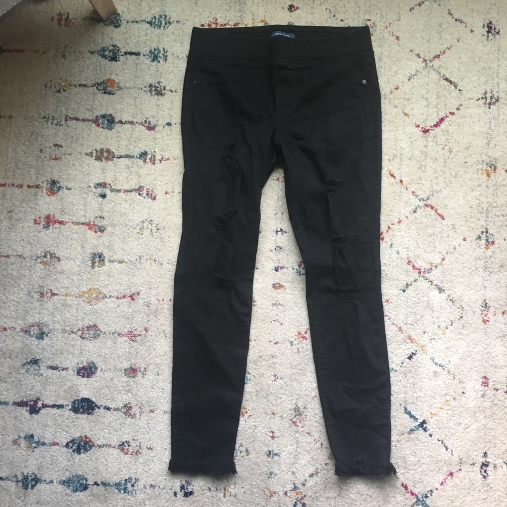 Old Navy Black Ripped Jeans